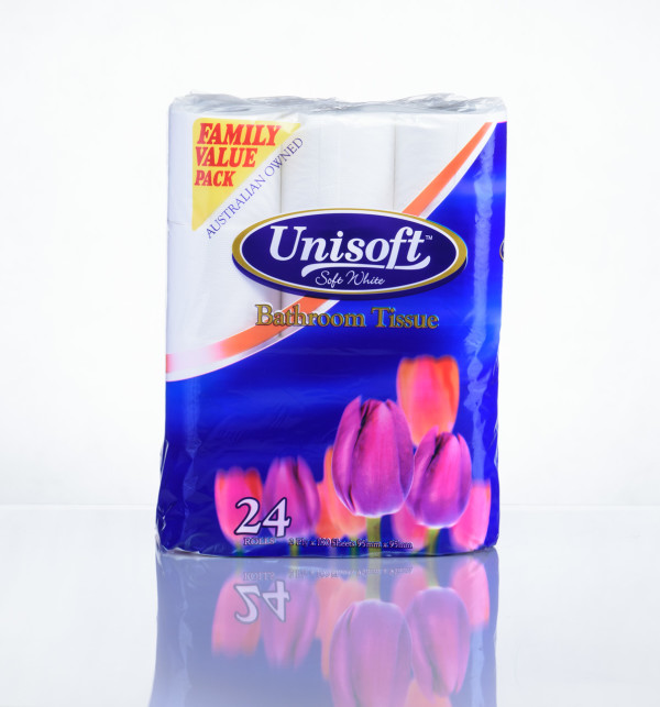 Toilet Paper Unisoft 2ply 180's 24 pack