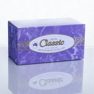 Facial Tissue Classic 2 ply 275 sheets Blue