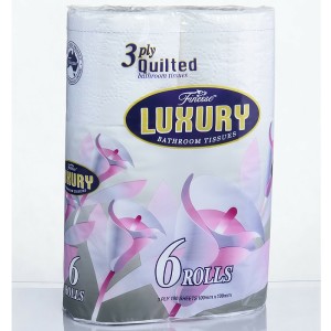 Toilet Paper Luxury 3ply 6 pack 180's